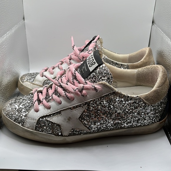 Golden Goose Superstar Glitter Sneakers - Picture 4 of 6